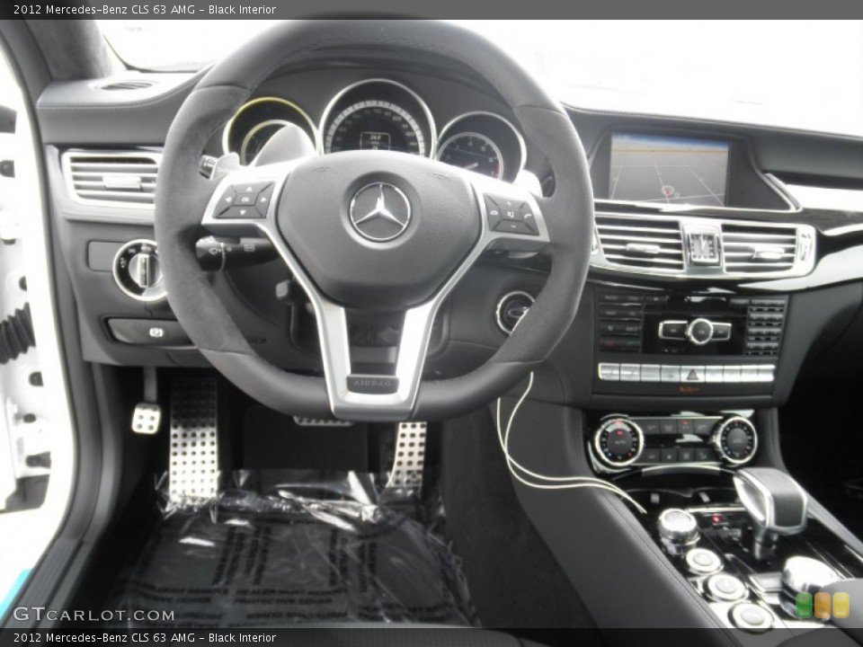 Black Interior Dashboard for the 2012 Mercedes-Benz CLS 63 AMG #54692140