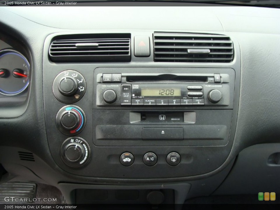 Gray Interior Audio System for the 2005 Honda Civic LX Sedan #54692388