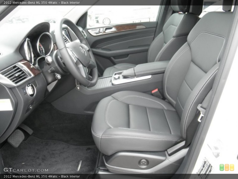Black Interior Photo for the 2012 Mercedes-Benz ML 350 4Matic #54692569