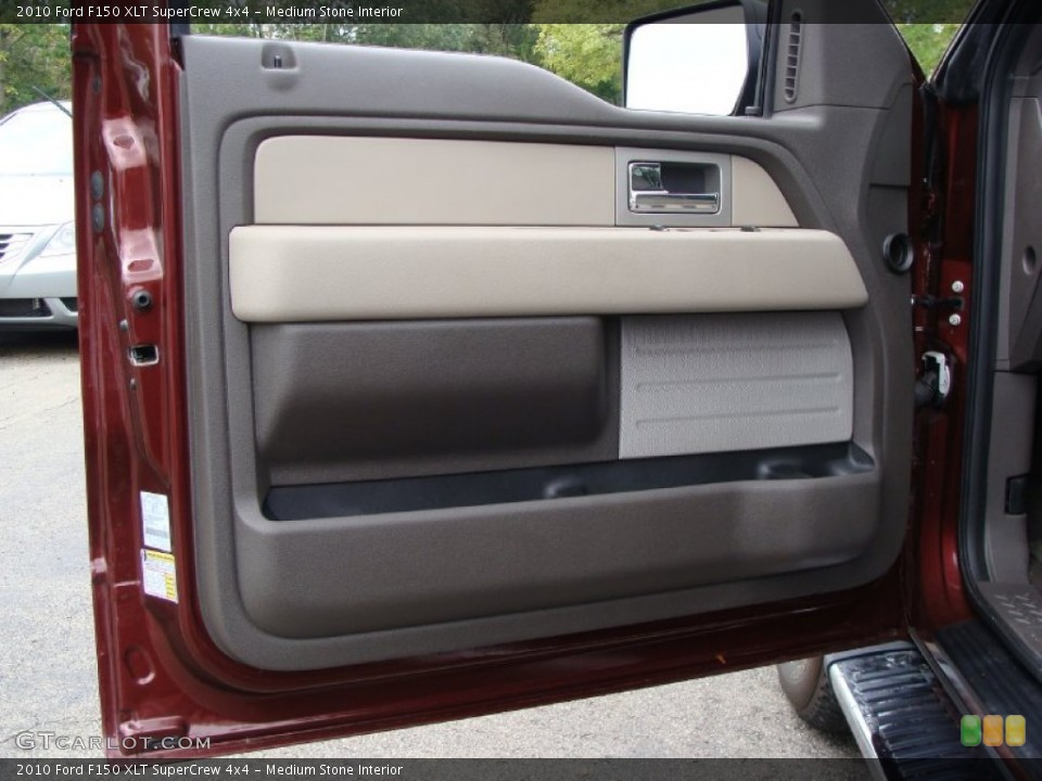 Medium Stone Interior Door Panel for the 2010 Ford F150 XLT SuperCrew 4x4 #54693058