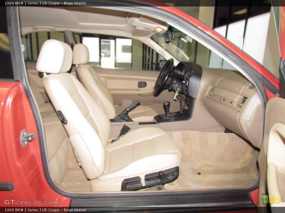 Beige Interior Photo for the 1994 BMW 3 Series 318i Coupe #54693472