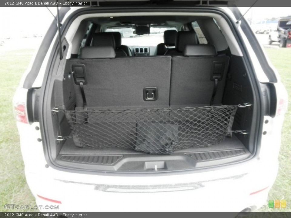 Ebony Interior Trunk for the 2012 GMC Acadia Denali AWD #54695005
