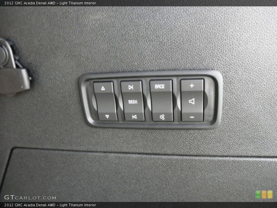 Light Titanium Interior Controls for the 2012 GMC Acadia Denali AWD #54695524