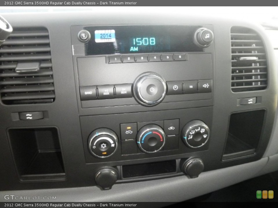 Dark Titanium Interior Controls for the 2012 GMC Sierra 3500HD Regular Cab Dually Chassis #54695953