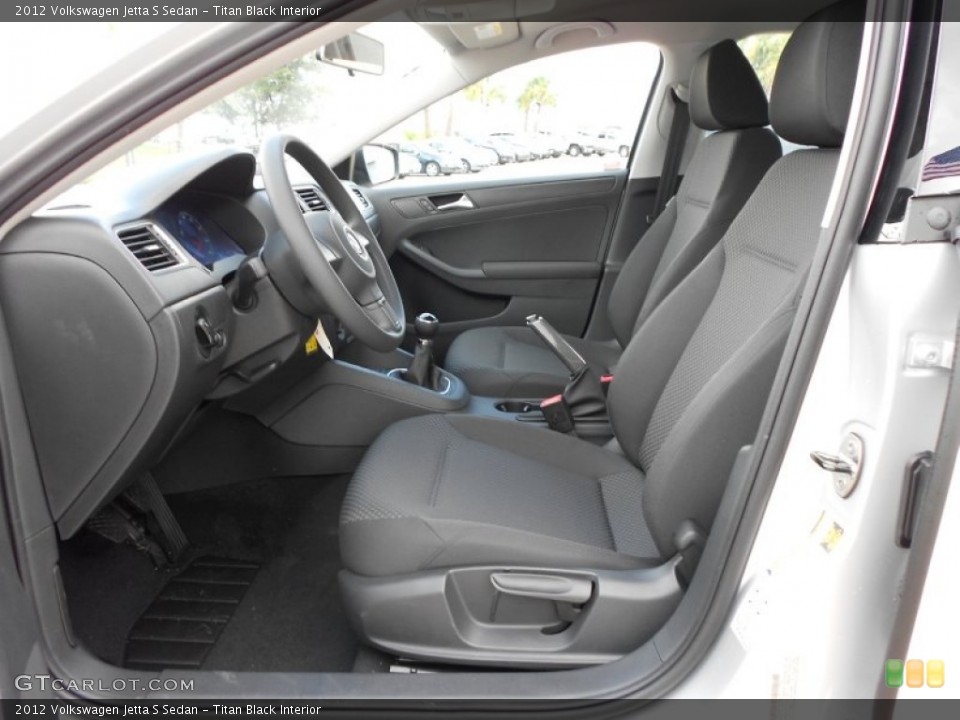 Titan Black Interior Photo for the 2012 Volkswagen Jetta S Sedan #54697933