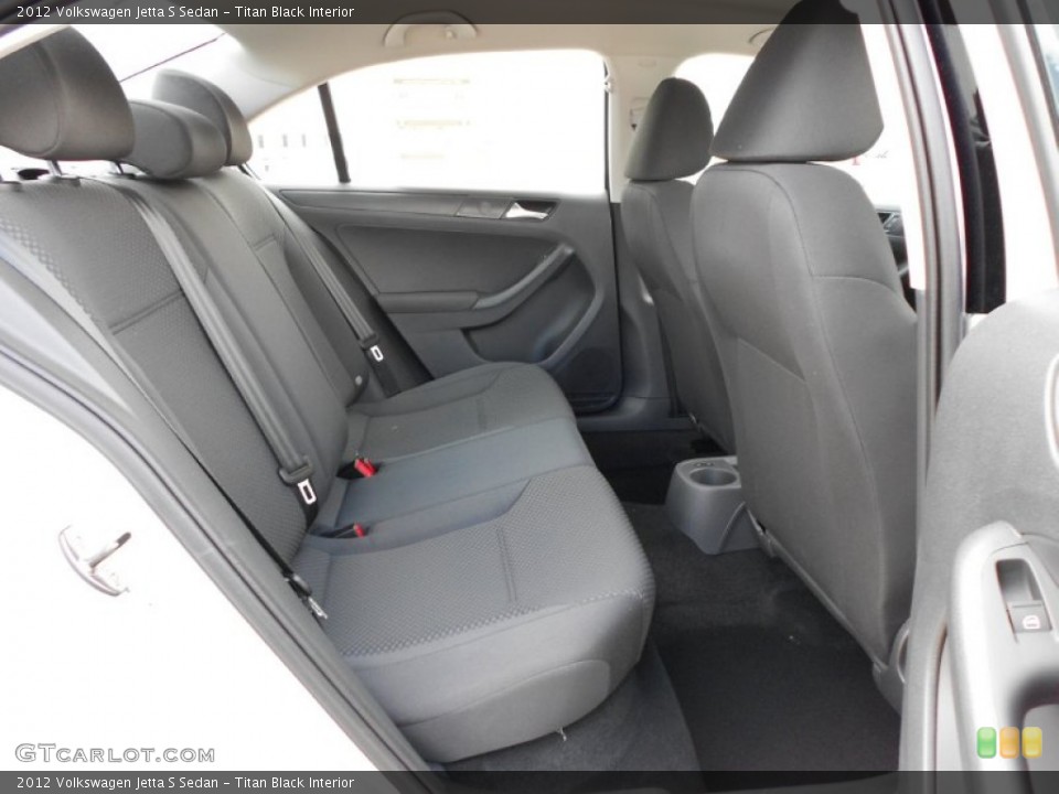 Titan Black Interior Photo for the 2012 Volkswagen Jetta S Sedan #54697960