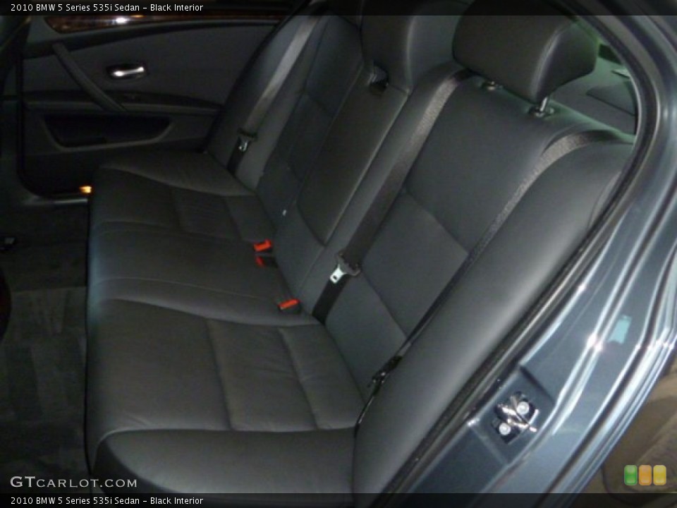 Black Interior Photo for the 2010 BMW 5 Series 535i Sedan #54698161