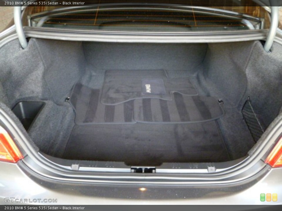 Black Interior Trunk for the 2010 BMW 5 Series 535i Sedan #54698296