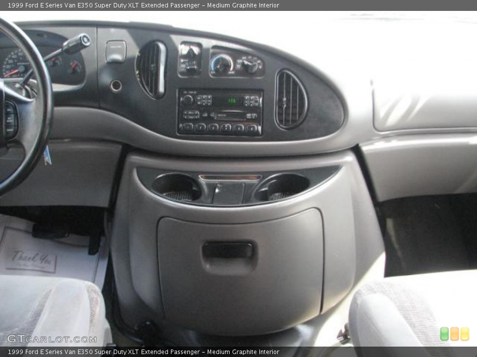 Medium Graphite Interior Controls for the 1999 Ford E Series Van E350 Super Duty XLT Extended Passenger #54699299