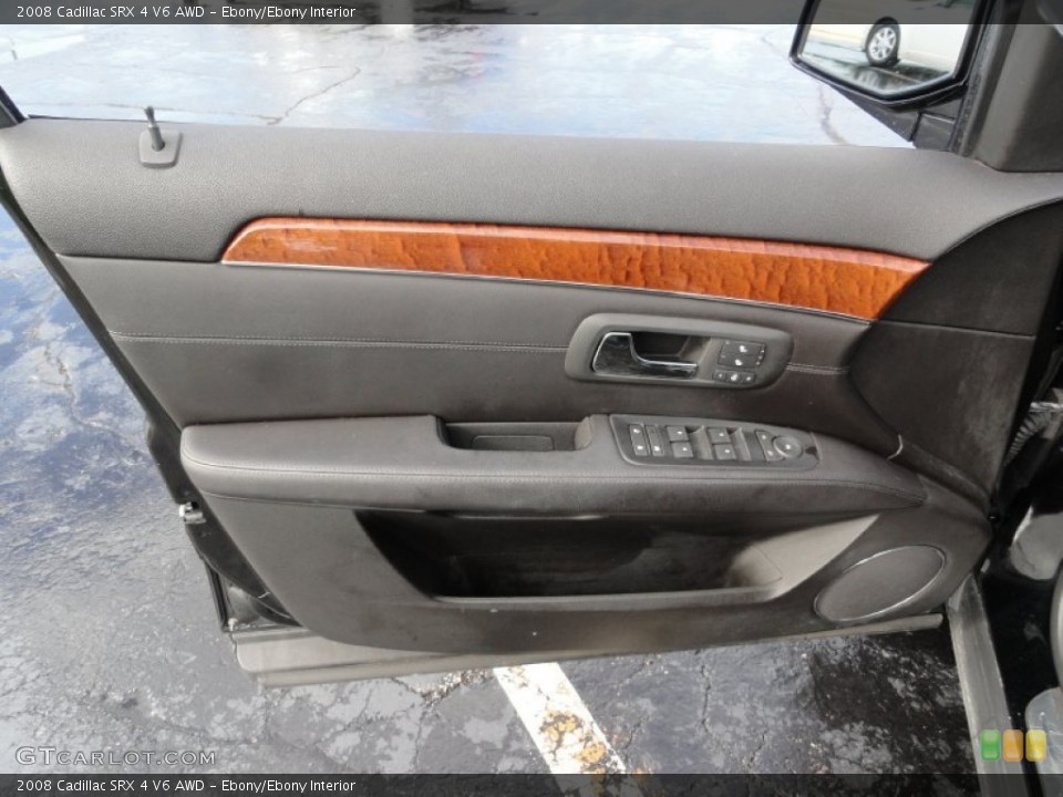 Ebony/Ebony Interior Door Panel for the 2008 Cadillac SRX 4 V6 AWD #54699496