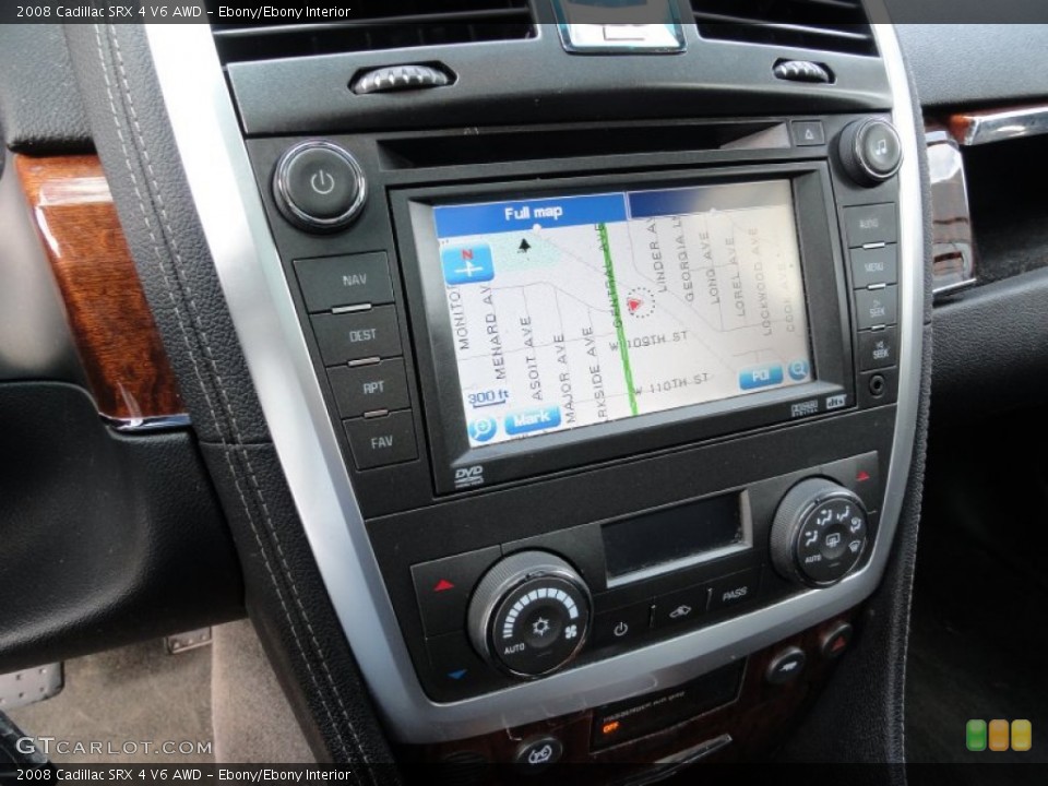 Ebony/Ebony Interior Navigation for the 2008 Cadillac SRX 4 V6 AWD #54699556
