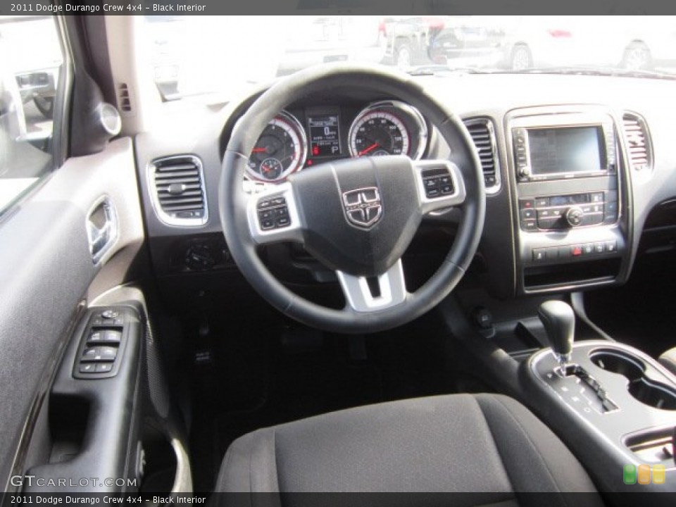 Black Interior Dashboard for the 2011 Dodge Durango Crew 4x4 #54700774