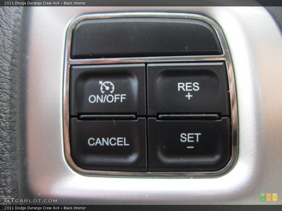 Black Interior Controls for the 2011 Dodge Durango Crew 4x4 #54700816