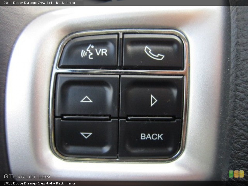 Black Interior Controls for the 2011 Dodge Durango Crew 4x4 #54700825