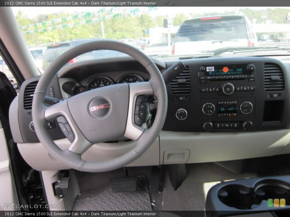 Dark Titanium/Light Titanium Interior Dashboard for the 2012 GMC Sierra 1500 SLE Extended Cab 4x4 #54701514