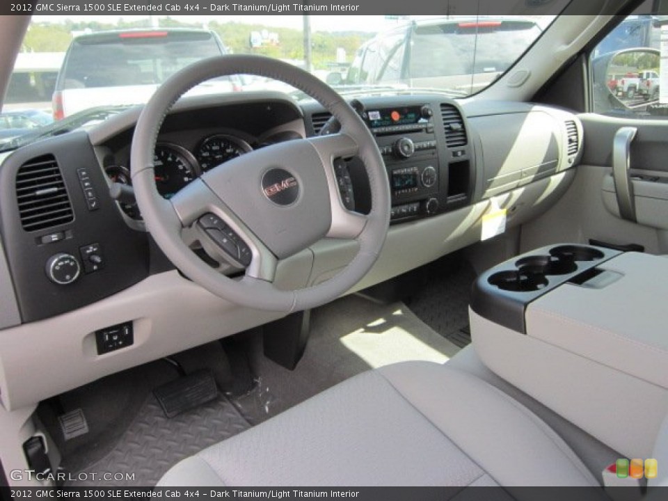 Dark Titanium/Light Titanium Interior Dashboard for the 2012 GMC Sierra 1500 SLE Extended Cab 4x4 #54701530