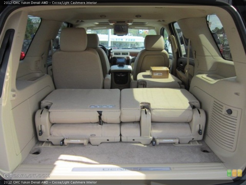 Cocoa/Light Cashmere Interior Trunk for the 2012 GMC Yukon Denali AWD #54702001