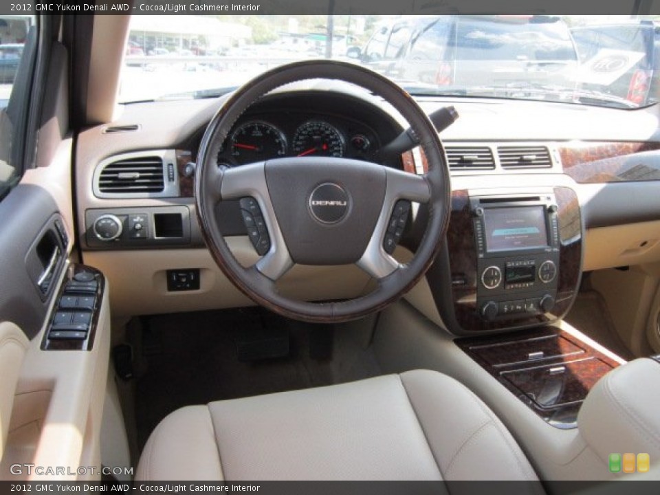Cocoa/Light Cashmere Interior Dashboard for the 2012 GMC Yukon Denali AWD #54702016