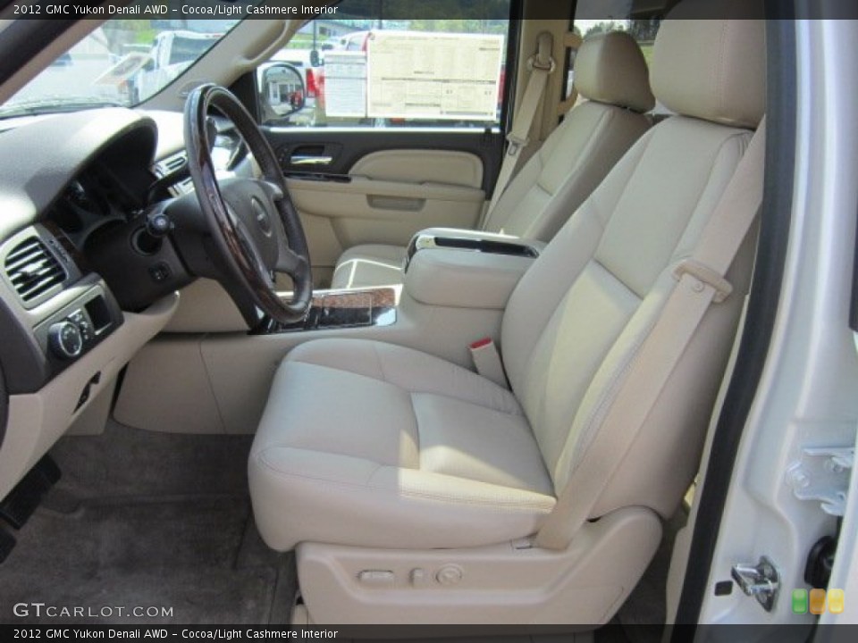 Cocoa/Light Cashmere Interior Photo for the 2012 GMC Yukon Denali AWD #54702025