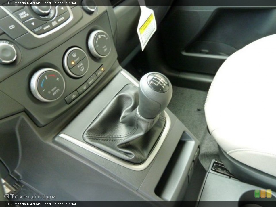 Sand Interior Transmission for the 2012 Mazda MAZDA5 Sport #54703498