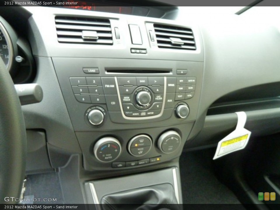 Sand Interior Controls for the 2012 Mazda MAZDA5 Sport #54703516