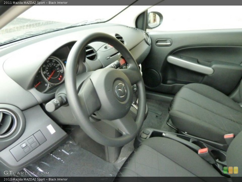 Black Interior Photo for the 2011 Mazda MAZDA2 Sport #54704167