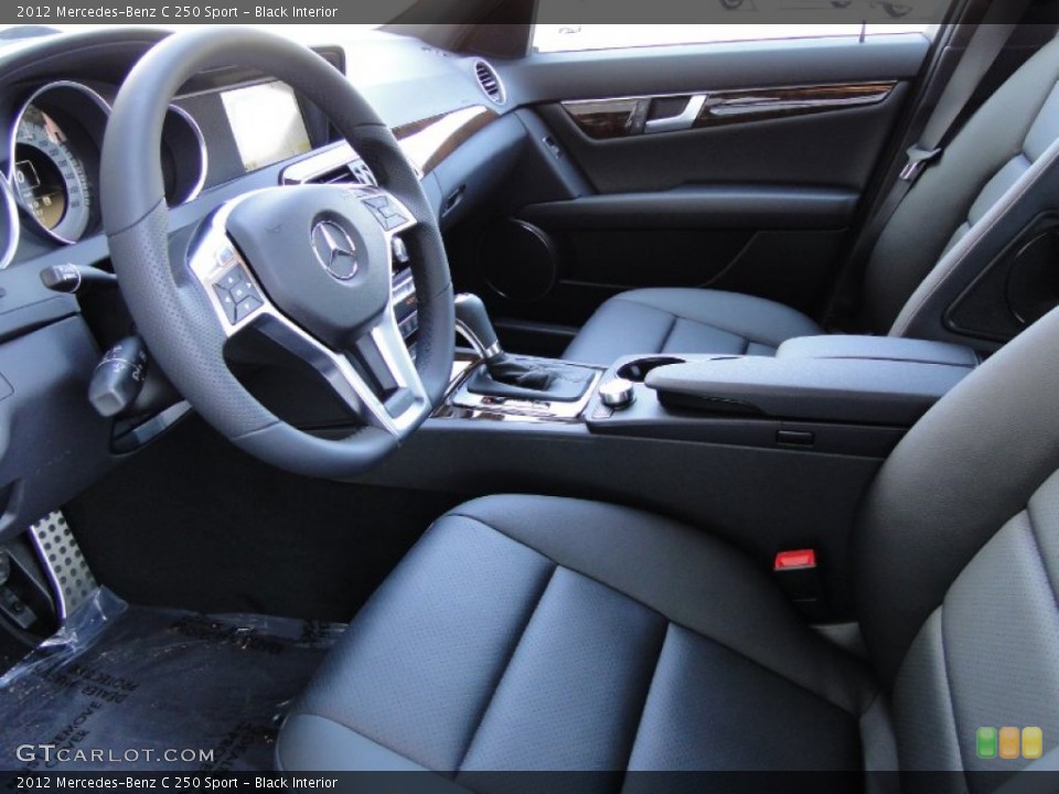 Black Interior Photo for the 2012 Mercedes-Benz C 250 Sport #54705441