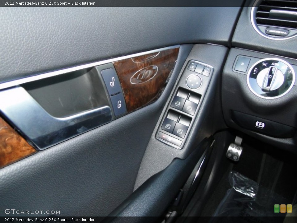 Black Interior Controls for the 2012 Mercedes-Benz C 250 Sport #54705457