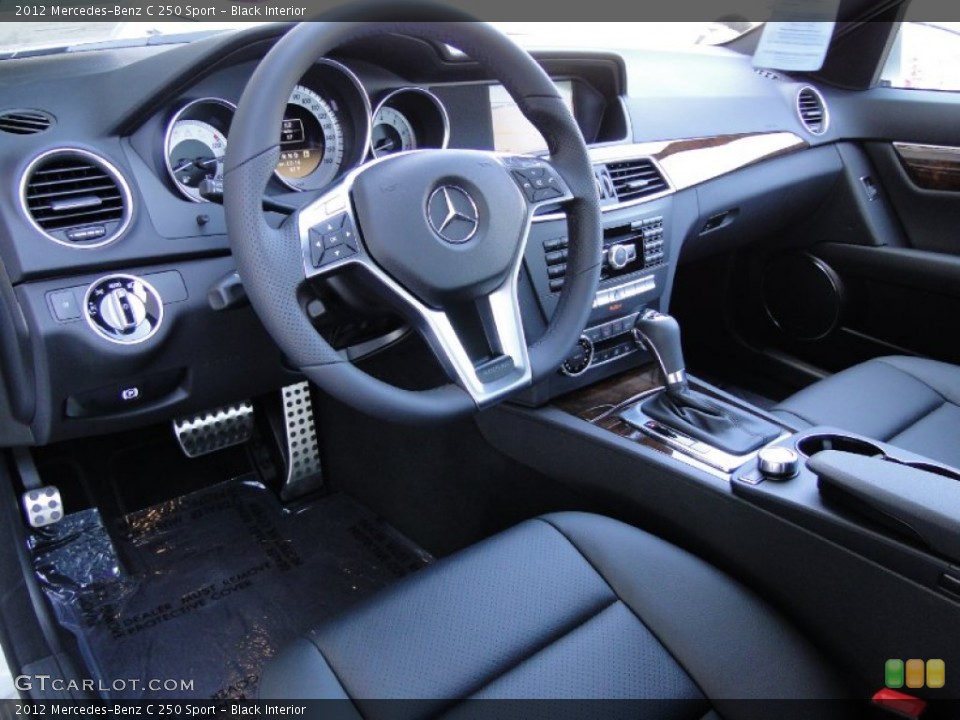 Black Interior Photo for the 2012 Mercedes-Benz C 250 Sport #54705607