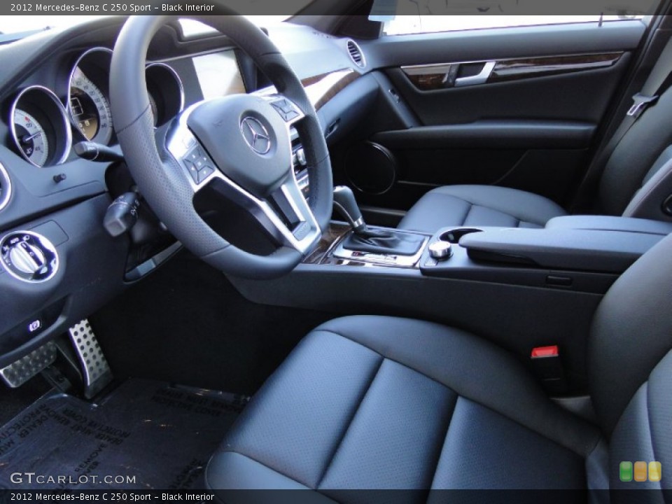 Black Interior Photo for the 2012 Mercedes-Benz C 250 Sport #54705687