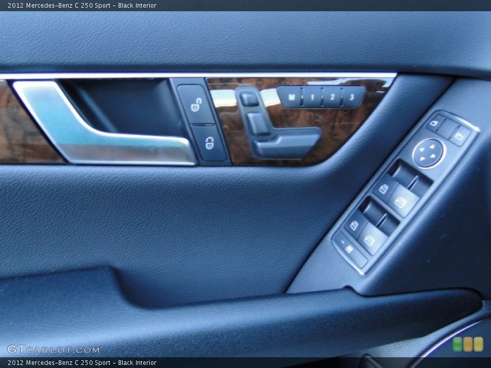 Black Interior Controls for the 2012 Mercedes-Benz C 250 Sport #54705706