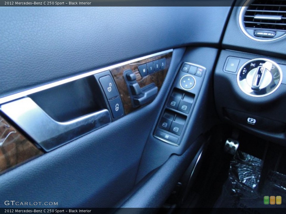 Black Interior Controls for the 2012 Mercedes-Benz C 250 Sport #54705715