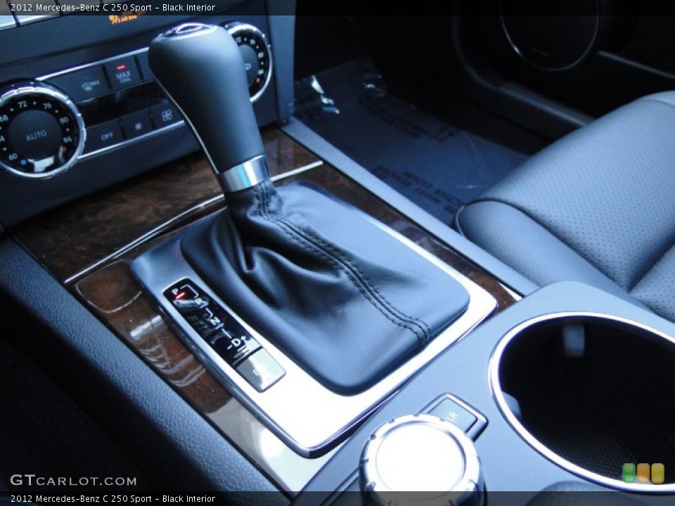Black Interior Transmission for the 2012 Mercedes-Benz C 250 Sport #54705764