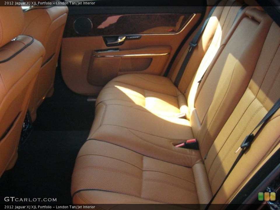 London Tan/Jet Interior Photo for the 2012 Jaguar XJ XJL Portfolio #54706456