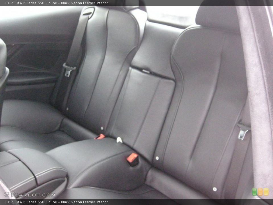 Black Nappa Leather Interior Photo for the 2012 BMW 6 Series 650i Coupe #54706590