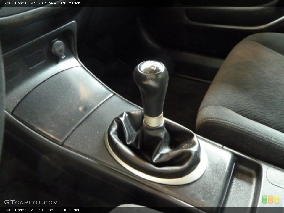 Black Interior Transmission for the 2003 Honda Civic EX Coupe #54707113