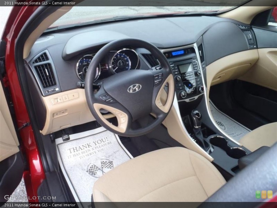 Camel Interior Dashboard for the 2011 Hyundai Sonata GLS #54709213