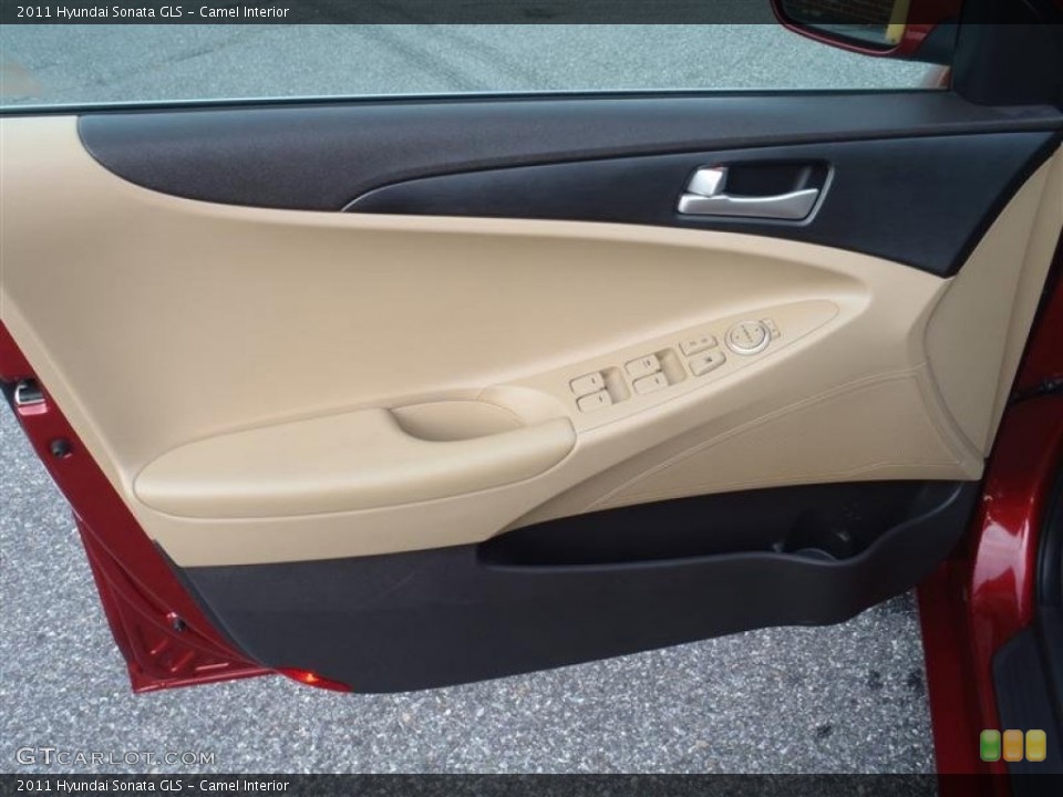 Camel Interior Door Panel for the 2011 Hyundai Sonata GLS #54709222