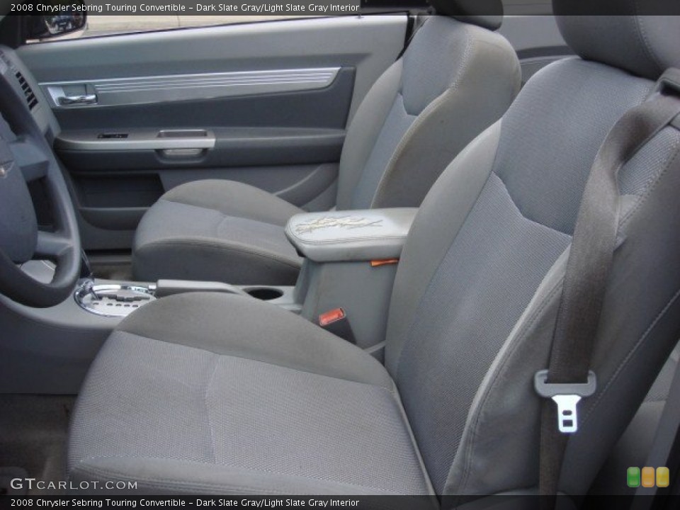 Dark Slate Gray/Light Slate Gray Interior Photo for the 2008 Chrysler Sebring Touring Convertible #54710059