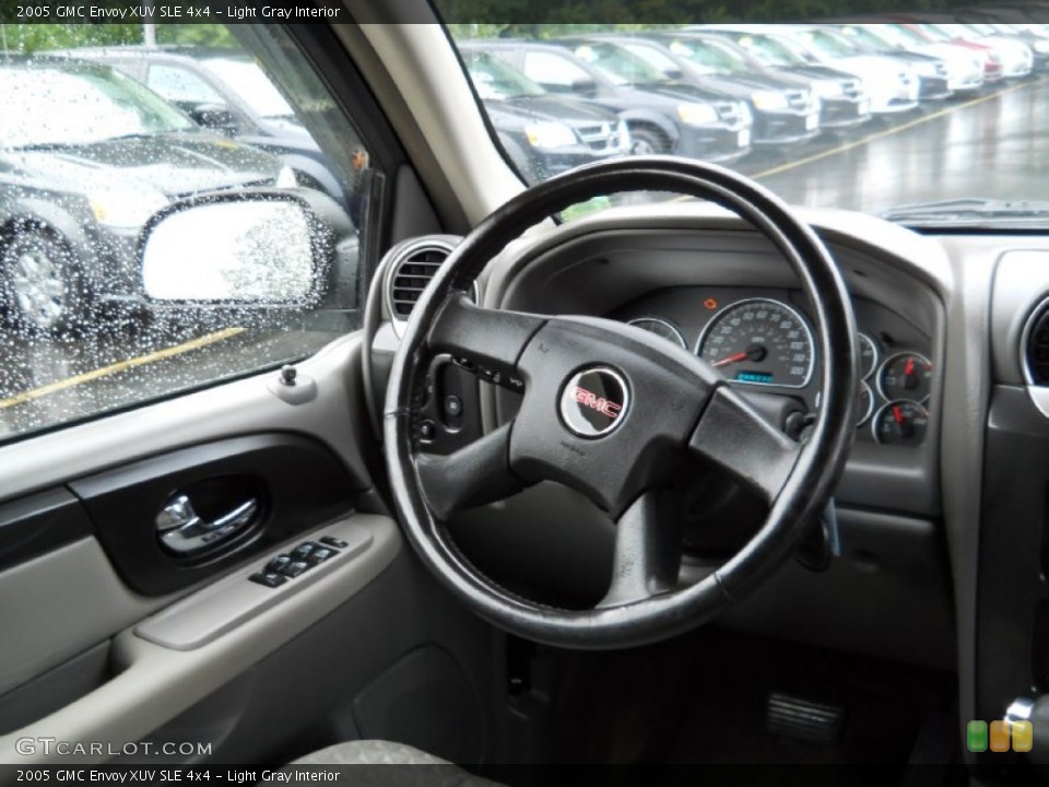 Light Gray Interior Steering Wheel for the 2005 GMC Envoy XUV SLE 4x4 #54710190