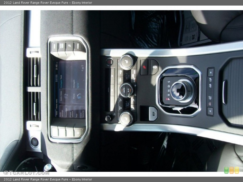 Ebony Interior Transmission for the 2012 Land Rover Range Rover Evoque Pure #54710637