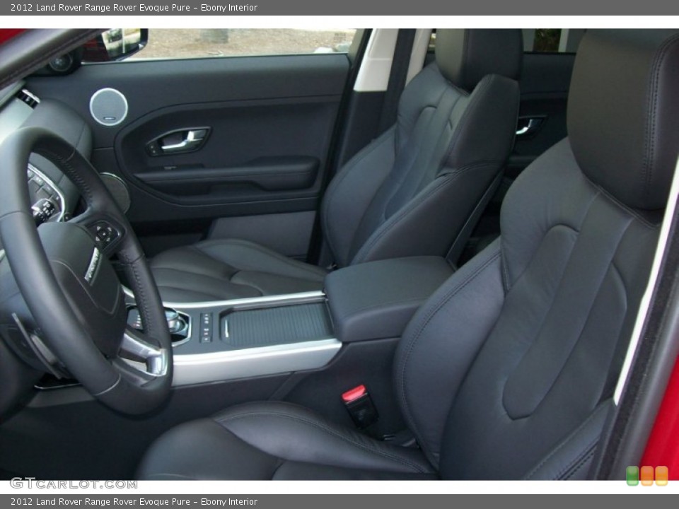 Ebony Interior Photo for the 2012 Land Rover Range Rover Evoque Pure #54710683