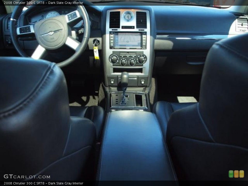 Dark Slate Gray Interior Dashboard for the 2008 Chrysler 300 C SRT8 #54710861