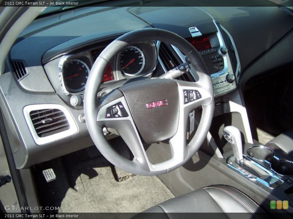 Jet Black Interior Steering Wheel for the 2011 GMC Terrain SLT #54711673