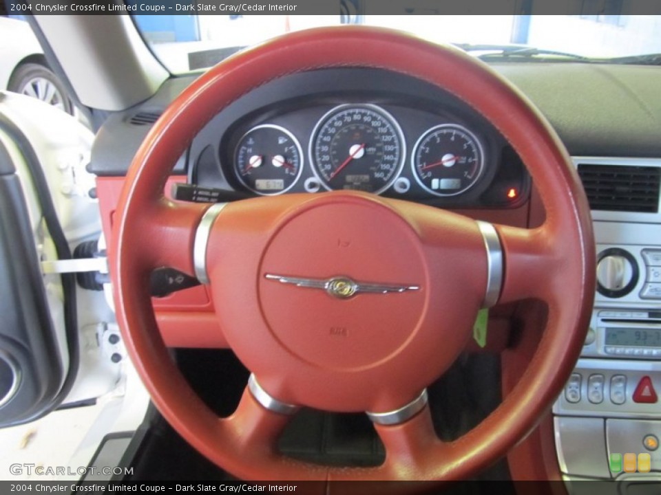 Dark Slate Gray/Cedar Interior Steering Wheel for the 2004 Chrysler Crossfire Limited Coupe #54712458