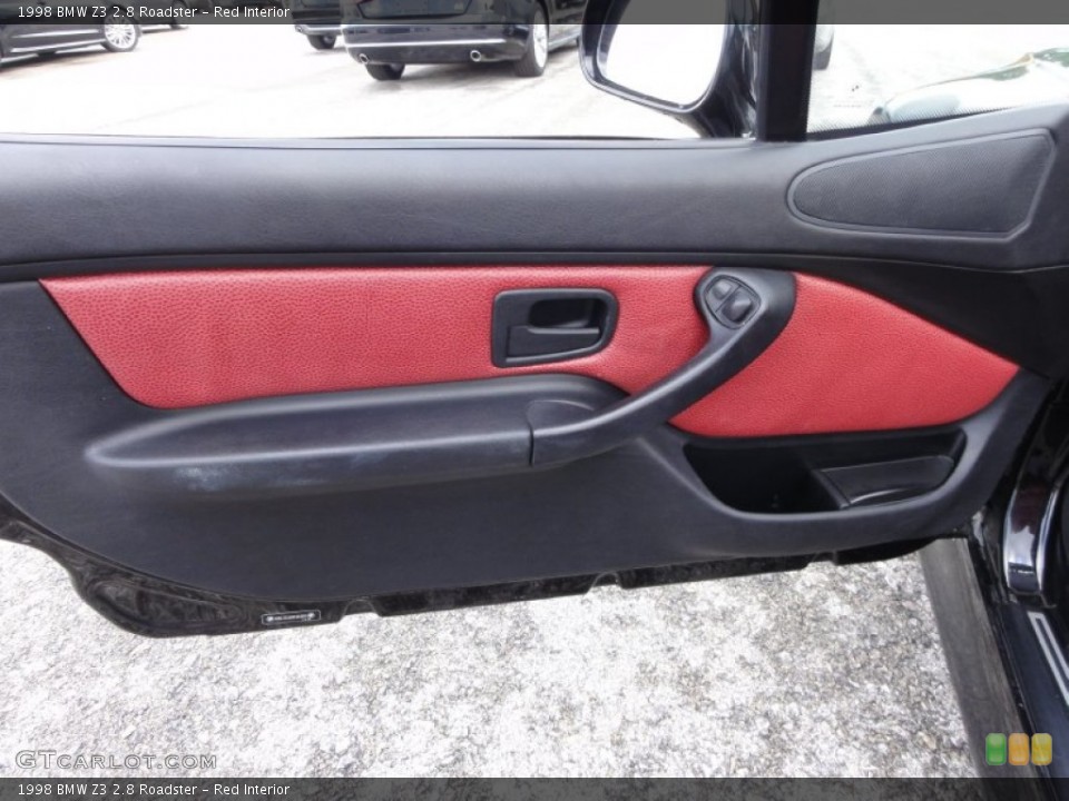 Red Interior Door Panel for the 1998 BMW Z3 2.8 Roadster #54715702