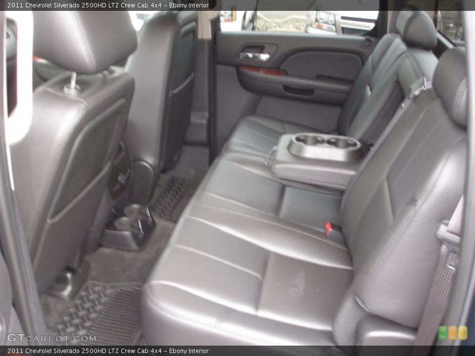 Ebony Interior Photo for the 2011 Chevrolet Silverado 2500HD LTZ Crew Cab 4x4 #54716089