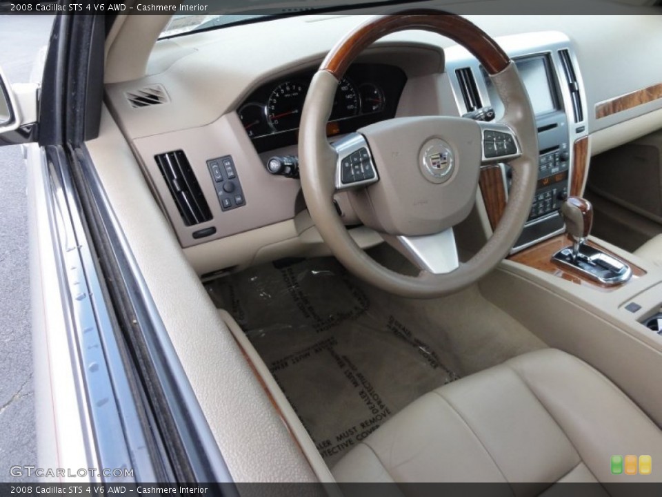 Cashmere Interior Steering Wheel for the 2008 Cadillac STS 4 V6 AWD #54718410