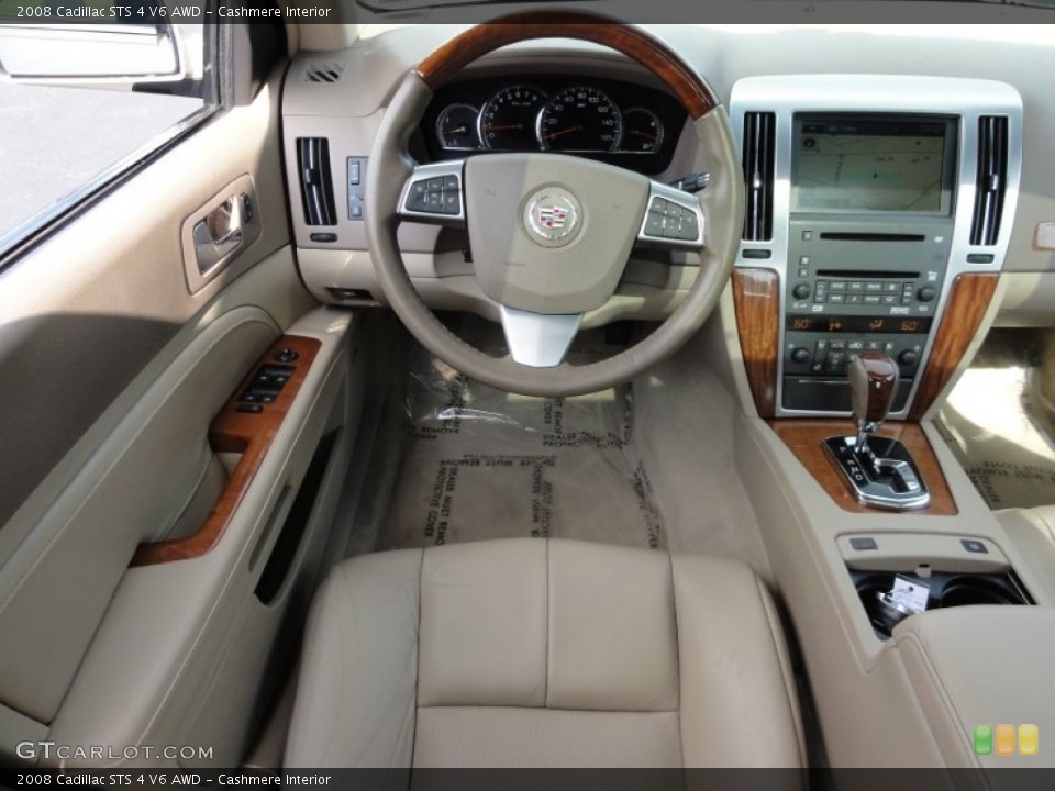 Cashmere Interior Dashboard for the 2008 Cadillac STS 4 V6 AWD #54718552