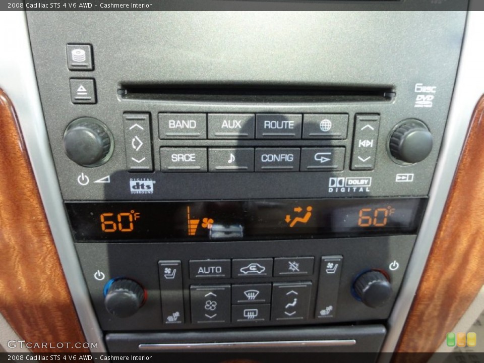 Cashmere Interior Controls for the 2008 Cadillac STS 4 V6 AWD #54718607